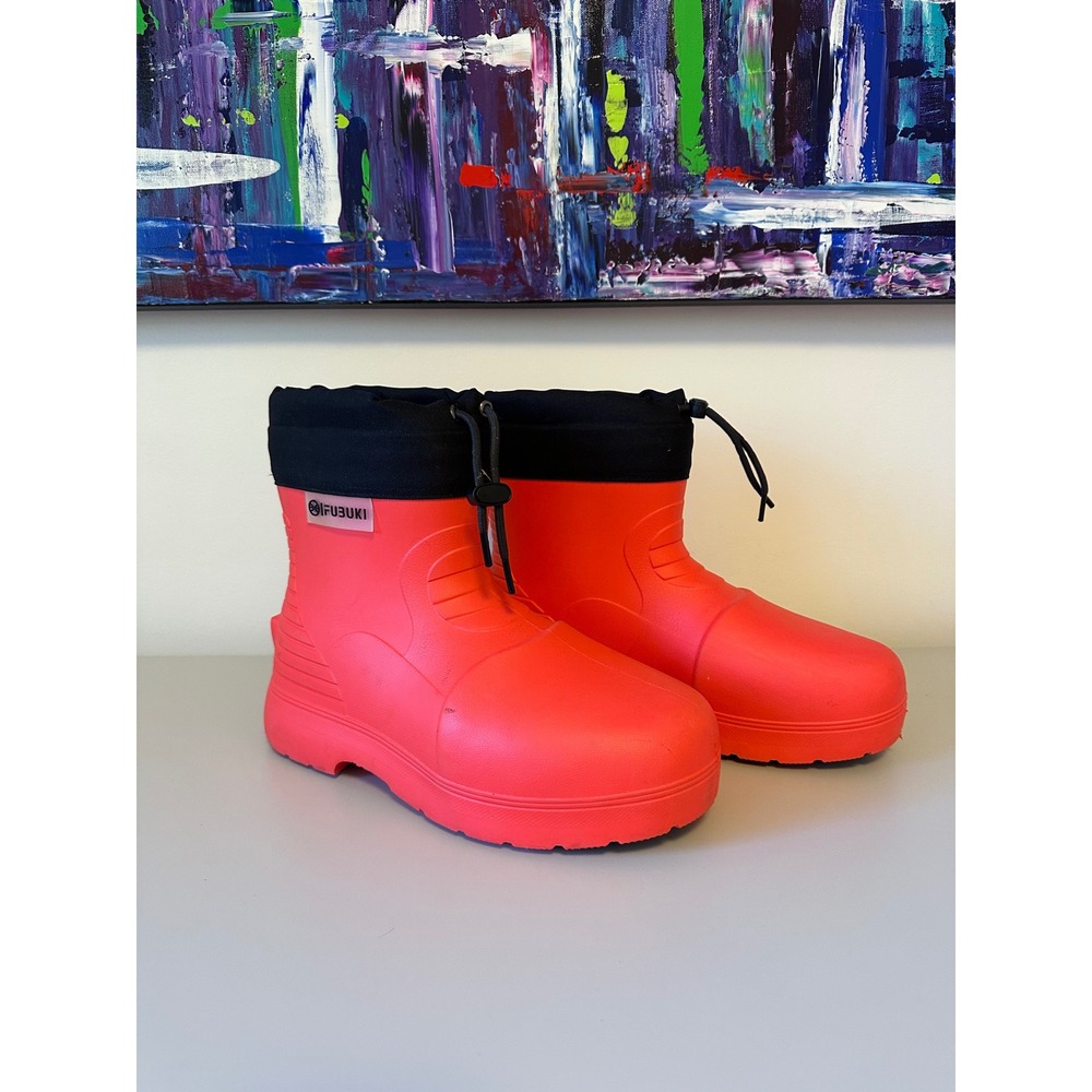 Fubuki Niseko 3.0 Low Neon Red Coral Winter Snow Boots | Size 43